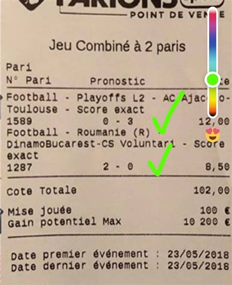 pronostic foot score exact